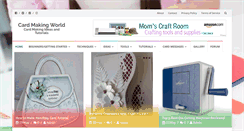 Desktop Screenshot of card-making-world.com